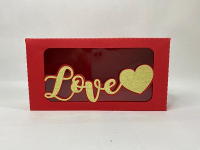 CAIXA PAPEL LOVE/AMO-TE 15X8X3.5CM
