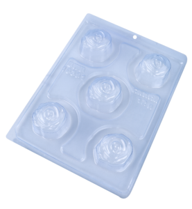 FORMA ACETATO 3PARTES TRUFA ROSA