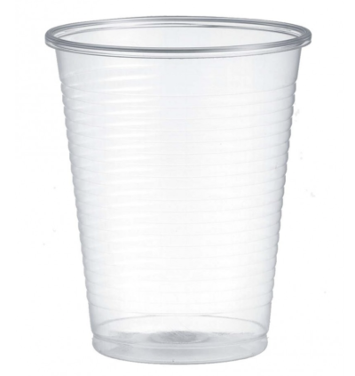 COPO AGUA PLASTICO 180CC 100U