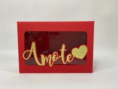 CAIXA PAPEL AMO-TE/LOVE 11X8X3.5