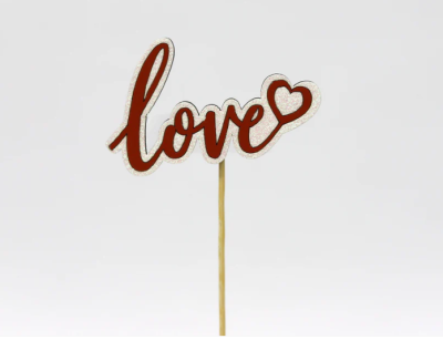 TOPO BOLO LOVE MADEIRA