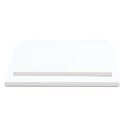 BASE RETANGULAR BRANCA 50X70X1.2CM