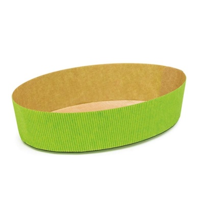 FORMA PAPEL OVO FORNO VERDE 215X140X50H