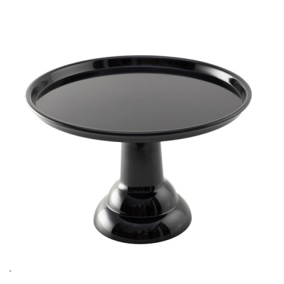 PRATO MELAMINA PRETO 30CM