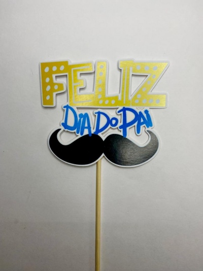 TOPO DE BOLO FELIZ DIA DO PAI