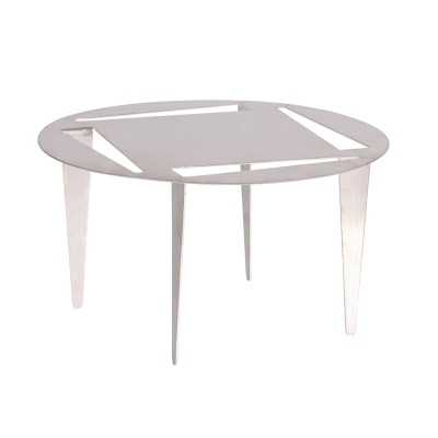 SUPORTE BOLO ANDARES 24CM INOX