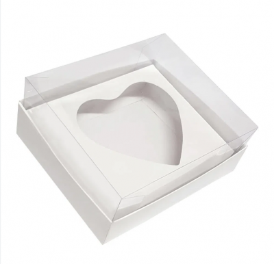 CAIXA CORAÇÃO TAMPA PVC 18X17X7.5CM