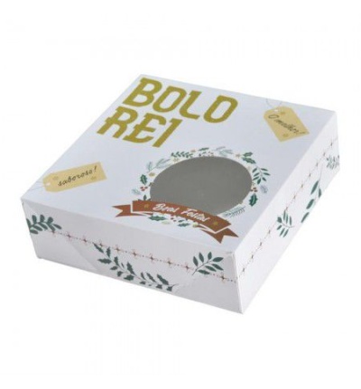 CAIXA BOLO REI 27x27x7.5cm