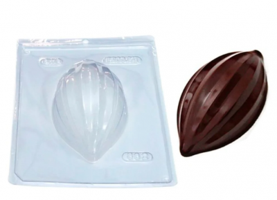 FORMA ACETATO 3PARTES OVO CACAU 250GR FORMA ACETATO 3PARTES OVO CACAU 250GR