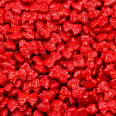 LAÇOS COM RELEVO VERMELHO 50GR