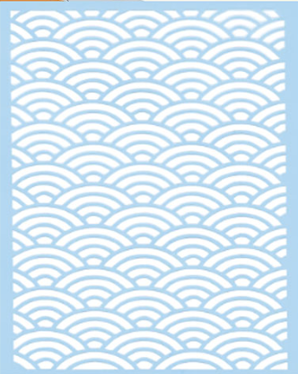 STENCIL ESCAMAS 20X15CM