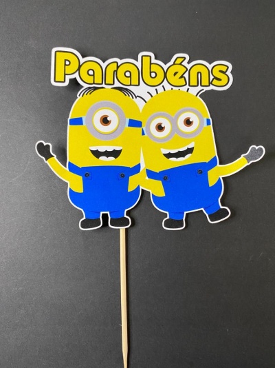 TOPO DE BOLO MINIONS