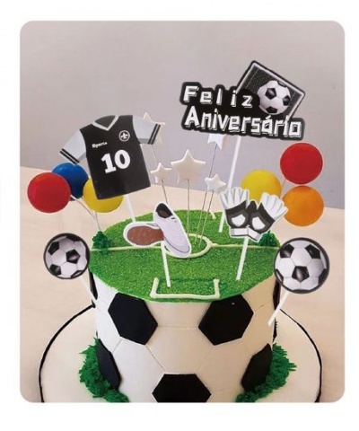 TOPO BOLO FUTEBOL 6PCS 18.5CM