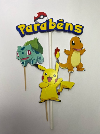 TOPO DE BOLO PIKACHU