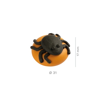 DECORAÇÃO AÇÚCAR HALLOWEEN  ARANHA