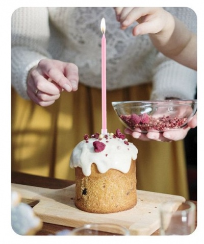 VELA ROSA 12.5CM 12UNID