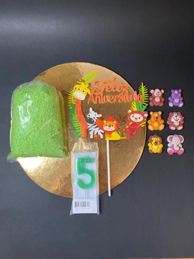 KIT BOLOS ANIMAIS DA SELVA