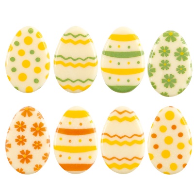 OVO CHOCOLAE BRANCO 3x2 cm (ALEATORIO)