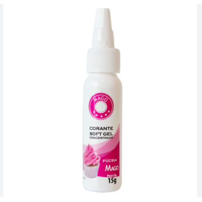CORANTE SOFT GEL FUCSIA 15GR MAGO