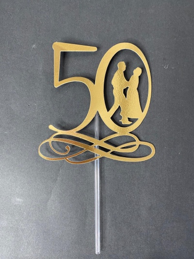 TOPO DE BOLO 50 ANOS CASADOS