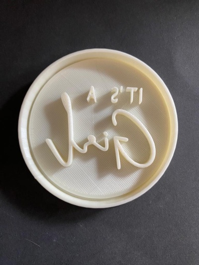 CORTADOR MARCADOR IT"S A GIRL