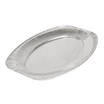 BANDEJA OVAL ALUMÍNIO 43x28,6x2,5 CM