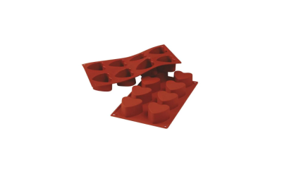 MOLDE SILICONE CORAÇÃO  Ø60X35MM
