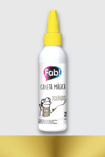 Caneta Mágica FAB DOURADA 60g