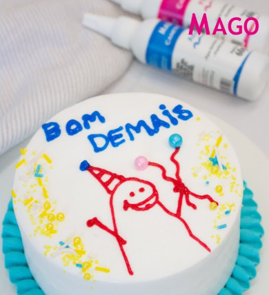 CANETA GEL VERMELHO MAGO 60GR