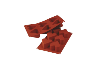 MOLDE SILICONE CORAÇÃO MINI 39X36MM