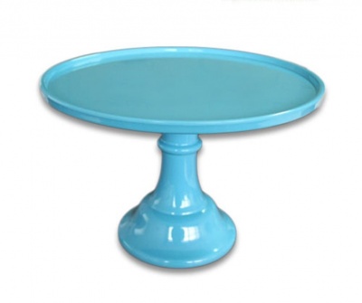 PRATO DE PE AZUL EM MELAMINA 30CM