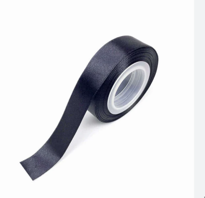 FITA POLIESTER PRETO 1CMX22M