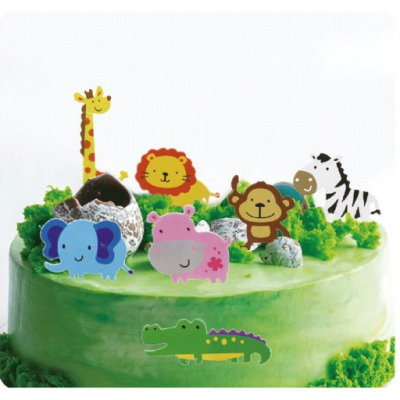 TOPO ANIMAIS 7UNID 14.5CM