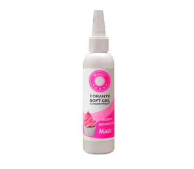 CORANTE SOFT GEL ROSA BONECA 15GR MAGO