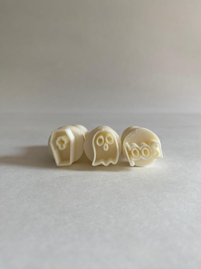 CARIMBOS BRIGADEIRO HALLOWEEN (FANTASMA,CAIXAO,BOO)