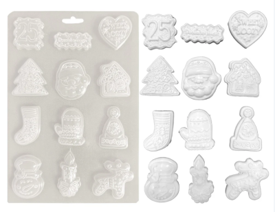 MOLDE PLASTICO NATAL 15X21CM