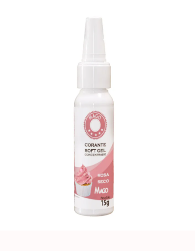 CORANTE SOFT GEL ROSA SECO 15GR MAGO