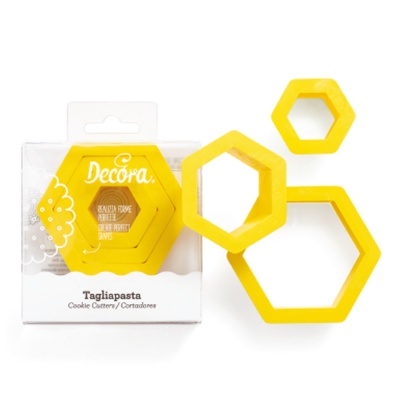 CORTANTE HEXAGONO PLASTICO 3 UN  1,5 - 2,5 - 3,5 X 2,2 HCM