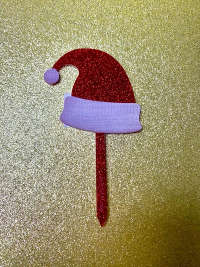 TOPO CHAPEU ACRILICO 10CM