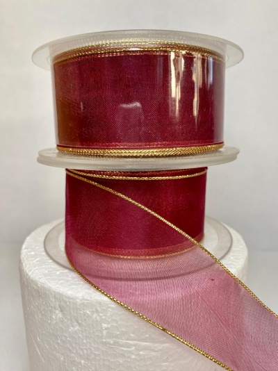 FITA BORDEAUX BORDO OURO (25MX3.8CM) FITA BORDEAUX BORDO OURO (25MX3.8CM)