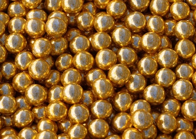 PEROLA CHOCOLATE OURO 50GR 7MM