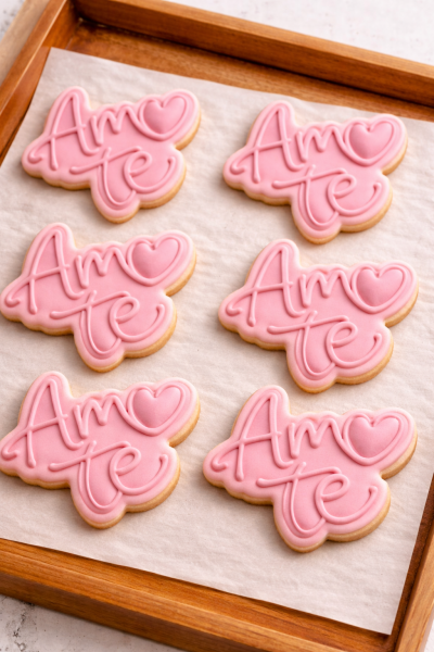 CORTANTE MARCADOR PARA BOLACHAS "AMO TE"