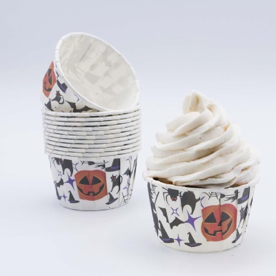 24 Cápsulas Para Cupcake Halloween