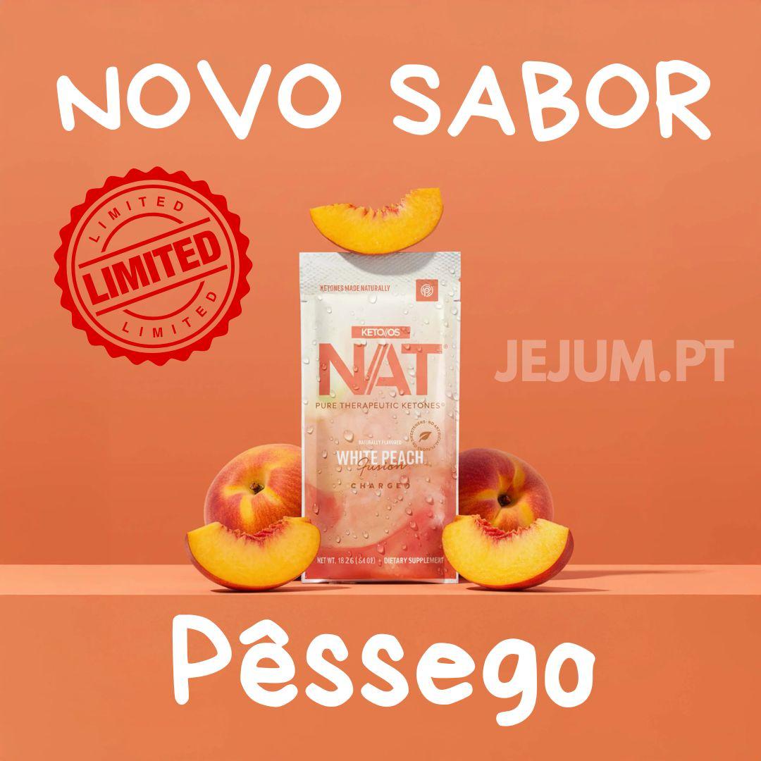 NAT Caixa com 20 saquetas por tempo limitado sabor a Pêssego NAT Caixa com 20 saquetas por tempo limitado sabor a Pêssego