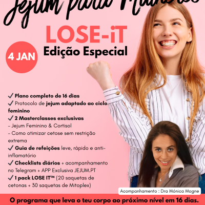 Jejum para Mulheres – Edição Especial LOSE-IT™