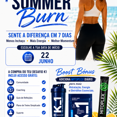 7 Day Summer Burn — Desafio K1 + Mitoplex