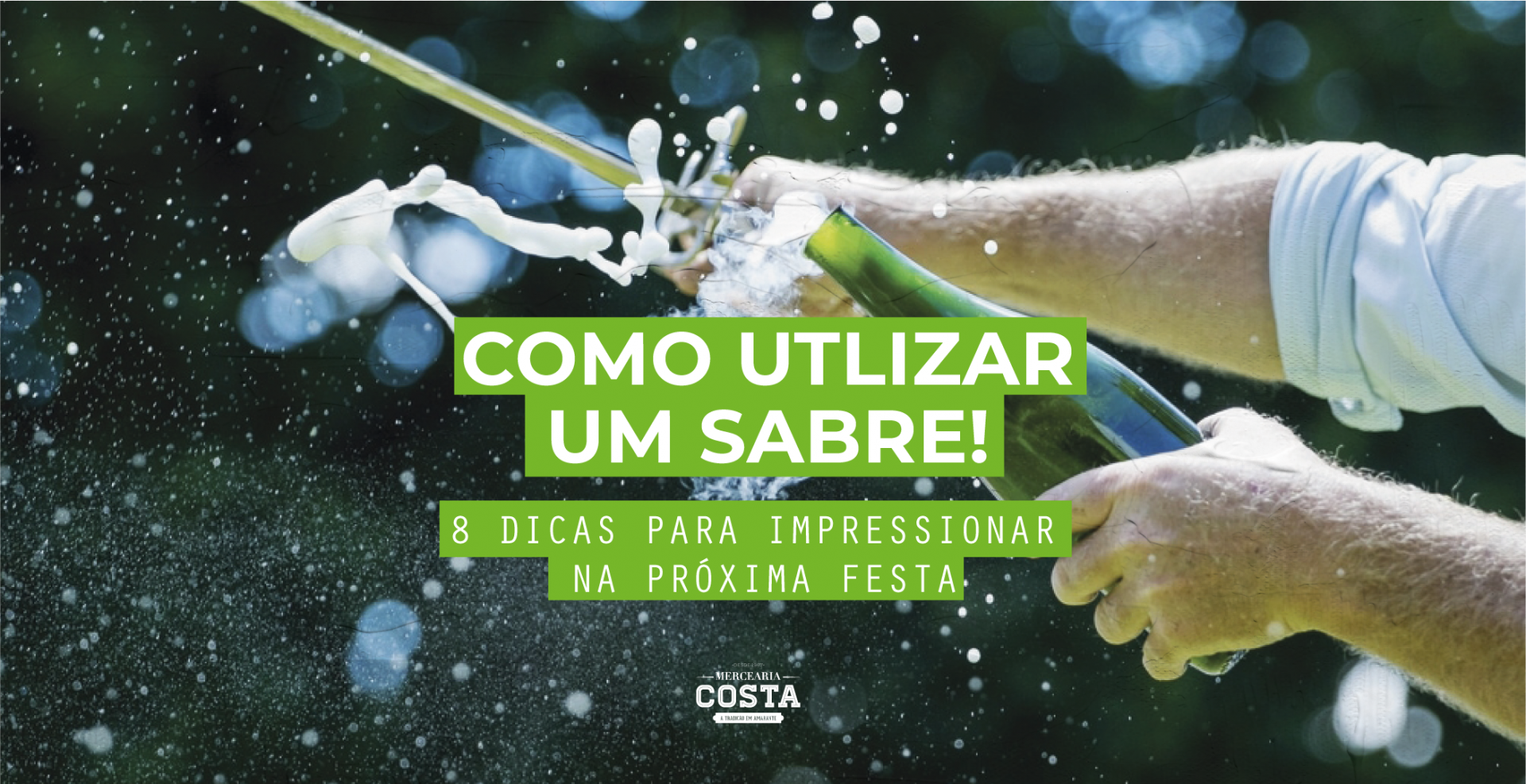 Como usar a técnica de Sabrage para abrir garrafas de champanhe ou espumante. Como usar a técnica de Sabrage para abrir garrafas de champanhe ou espumante.