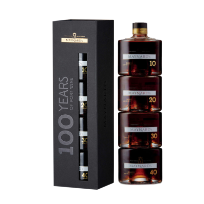 Maynard's BOOK "100 Years Of Port Wine" 4X20cl