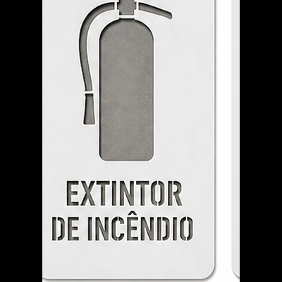 Stencil Sinalização Industrial