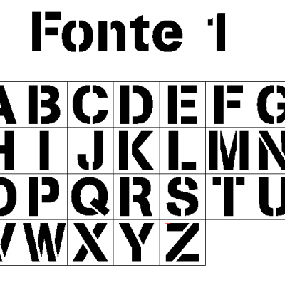 Conjunto Alfabeto - 26 letras